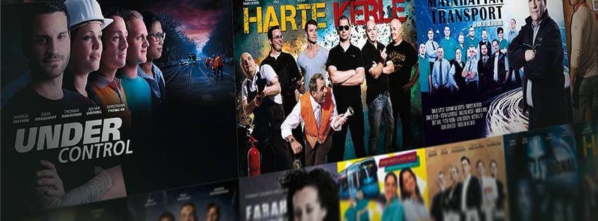 Ausschnitt einer Collage der VGF Imagekampagnen Plakate