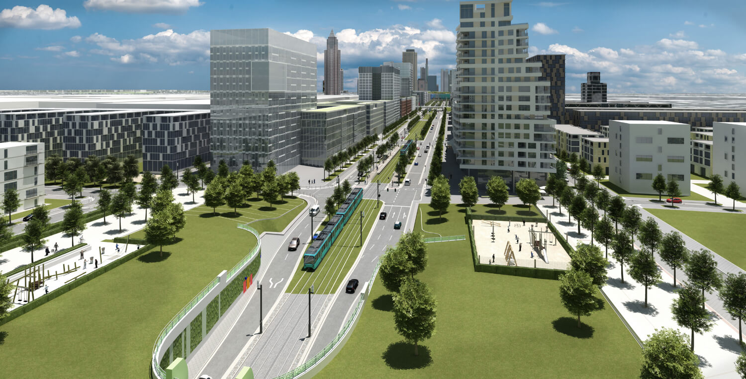 Virtuelles Bild des Europaviertels