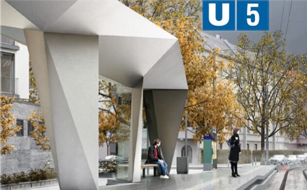 Virtuelles Bild der Station Glauburgstraße