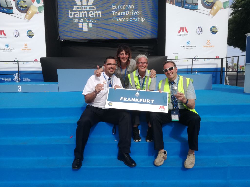 Siegerehrung bei der Tram EM-Teneriffa
