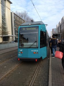Tram 16 Richtung Ginnheim