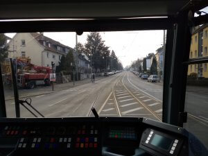Tram Richtung Ginnheim